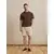 DAN FOX APPAREL Majica Matteo  rjava