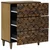 Sideboard za Pohranu Smeđa 60 x 33,5 x 75 cm Čvrsto drvo manga