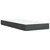 Vidaxl Box spring postelja z vzmetnico temno siva 90x190 cm blago