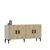 Hanah Home Konzola Cross KB150, 150x75x35 cm, Hrast-bela