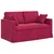 Sofa Vinska crvena 138 x 78 x 80 cm Baršun