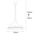 Opviq Luster Saglam-3721, 36 cm, IP20, E27, 40W