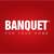 Banquet AKCENT cedilo 19 cm, komplet 4 kosov