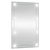vidaXL Zidno ogledalo s LED svjetlima 40x60 cm stakleno pravokutno