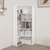 Hanah Home polica za knjige Adel 4 Shelf Corner, 60×60 cm, bela
