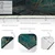 Modrozelena pralna preproga 120x180 cm Midnight Jungle – Mila Home