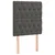 Vidaxl Box spring postelja z vzmetnico temno siva 80x200 cm žamet