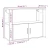 Komoda siva boja betona 80x30x60 cm od konstruiranog drva