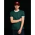Bershka Majica  siva / bela