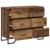 Komoda s ladicama 2 pcs Staro drvo 91 x 35,5 x 74,5 cm