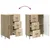 Kreveta Hrast sonoma 66 x 34,5 x 89,5 cm Konstruirano drvo