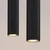 Sollux SL.1574 - Viseći luster na sajli KARBON 2xGU10/10W/230V crni