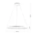 Orion - LED prigušiva luster na sajli KOLK LED/80W/230V 2700/3000/4000K prečnik 80 cm, beo