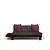 ATELIER DEL SOFA Ležaljka - sofa orah Antracit CPT8379 200