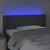 LED uzglavlje tamnosiv 93x16x78/88 cm od tkanine