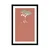 Plakat s paspartujem korenine ljubezni - 40x60 black