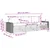 Set vanjskih sofa 3 pcs Prirodna i svjetlosiva Poliester