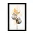 Plakat abstraktni listi No2 - 30x45 silver