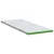 Vidaxl Blazine za vzmetnice Bela in zelena 70 x 200 cm