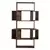 Hanah Home Polica za knjige Box, 84x160x30 cm, Orah