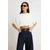 Trendyol Milla Ženska majica TWOSS26TS00282, Bela