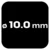 shumee Sveder za kovino HSS-TiN, 10,0 mm