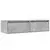TV ormarić s LED svjetlima siva boja betona 100X35,5x25 cm