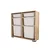 Hanah Home Višenamenska komoda Carla, 90 x84 x30 cm, Orah
