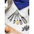 6-pcs measuring spoon set, stainless steel - MasterClass