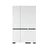 HANAH HOME Ormar Floransa 135 White Anthracite v3