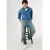 Pepe Jeans za moške. PM2083958AD Kavbojke Straight Cash blue (40/30), Modra, Priložnostno, Bombaž, Džins