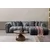 Atelier del Sofa Ugaona garnitura na razvlačenje N-Line Right, 265 x 185 x 95 cm, Tamnosiva