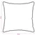 Jastuk 2 pcs Bež 80 x 80 cm Kapok vlakno