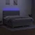 Vidaxl Box spring postelja z vzmetnico LED sv. siva 180x200 cm blago