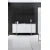 Hanah Home Komoda Luxe Belo-Srebrna