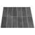 Pravougaona keramika 10 pcs Siva 29 x 23 x 0,08 cm