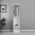 Hanah Home Kale 190 White Garderober, 45x190x52cm,