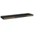 Plutajuće zidne police 2 kom crne 90 x 23,5 x 3,8 cm MDF