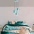 Opviq Luster Yozgat-N-1413, 45-114cm, 45 cm, 3xE27, Tirkizni