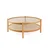 Hanah Home klub sto Magnum 110, 110 cm, hrast / travertin