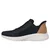 Skechers BOBS SPORT SQUAD CHAOS - HEEL PREFERRED, muške patike za slobodno vreme, crna 118305