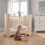 Leander krevetac Classic, 95x70x120cm, Whitewash
