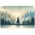 Samolepilna tapeta meglen gozdni mrak - 196x132