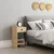 Hanah Home Noćni ormarić Sirius 32x61x30cm Hrast