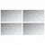 Stepenica Pravokutni 4 pcs Srebrno 70 x 40 cm Aluminij