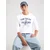 TOM TAILOR Majica temno modra/bela