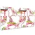 Decormat Podloga za pisalno mizo Japanese motifs