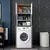 Hanah Home KD101 1950 Ormarić za veš mašinu, Beli