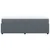 Vidaxl Box spring postelja z vzmetnico temno siva 90x200 cm žamet
