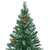 VIDAXL umetno božično drevo/novoletna jelka s storži, 180 cm
